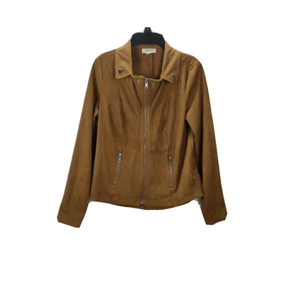 Style & Co. Jackets & Blazers - Style & Co Womens Moto Jacket Petite Small PS